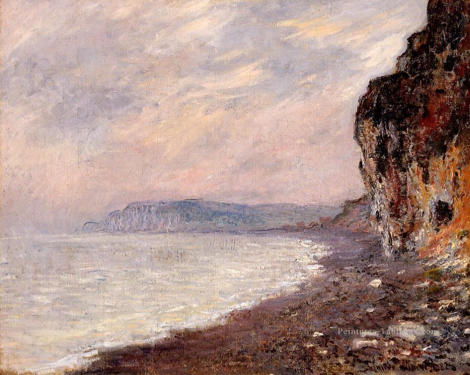 Falaises à Pourville dans le brouillard Claude Monet Peintures à l'huile